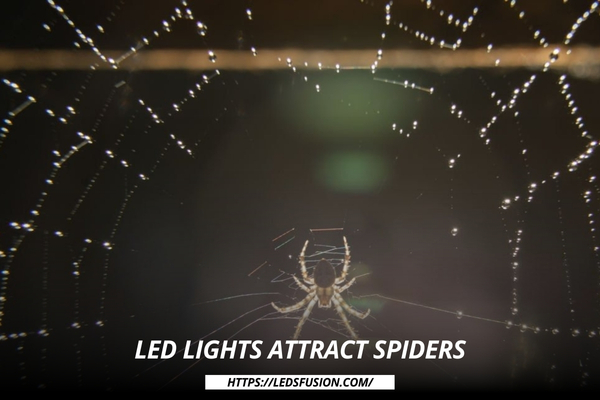 Does led lights attract spiders?